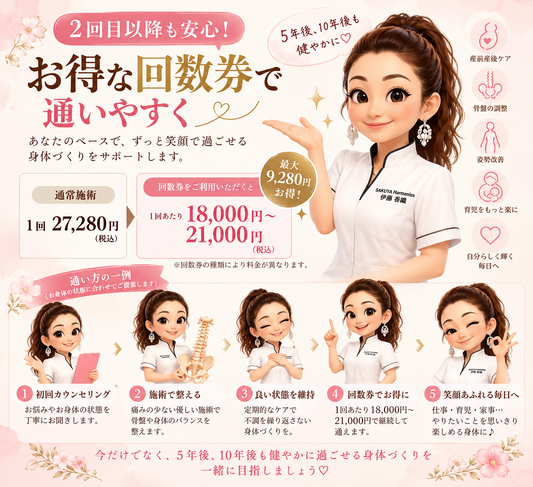 継続ケア・回数券のご案内